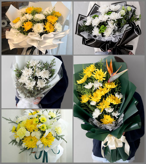 河南南阳邓州市白牛镇郭庄村白事花束代送